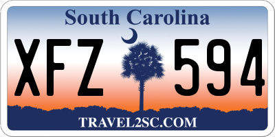 SC license plate XFZ594