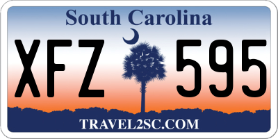 SC license plate XFZ595