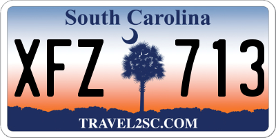 SC license plate XFZ713