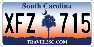 SC license plate XFZ715