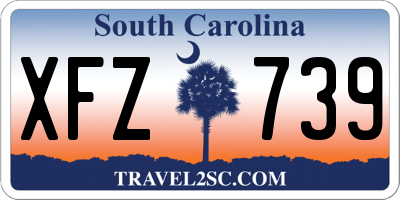 SC license plate XFZ739