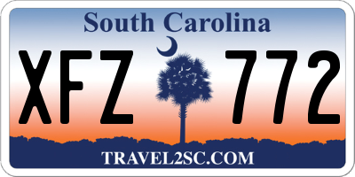 SC license plate XFZ772