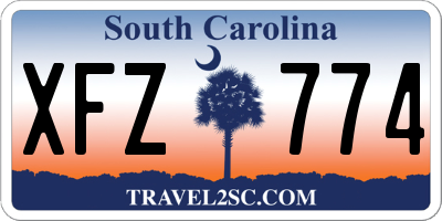 SC license plate XFZ774