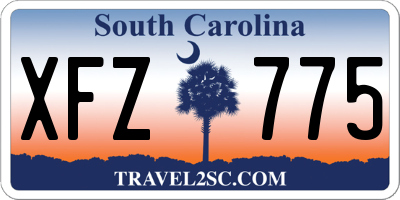 SC license plate XFZ775