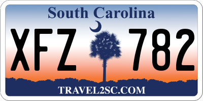 SC license plate XFZ782