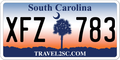 SC license plate XFZ783