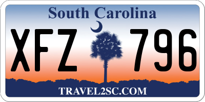 SC license plate XFZ796