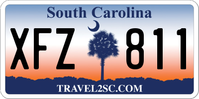 SC license plate XFZ811