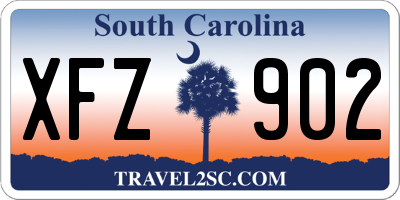 SC license plate XFZ902