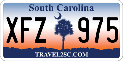 SC license plate XFZ975