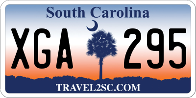 SC license plate XGA295