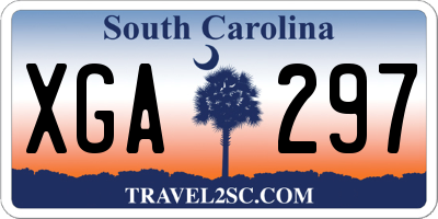 SC license plate XGA297