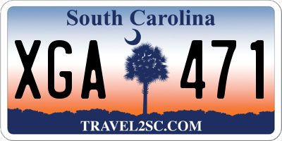 SC license plate XGA471