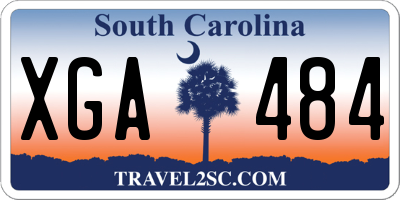 SC license plate XGA484