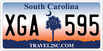 SC license plate XGA595