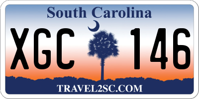 SC license plate XGC146