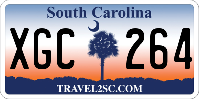 SC license plate XGC264