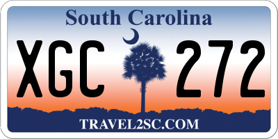 SC license plate XGC272