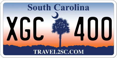 SC license plate XGC400
