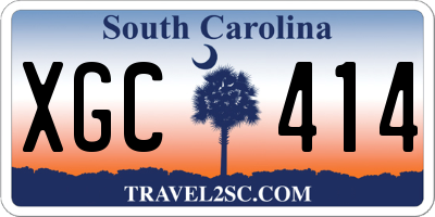 SC license plate XGC414