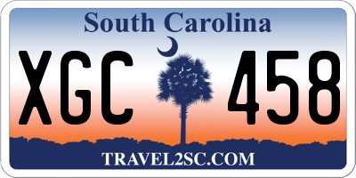SC license plate XGC458