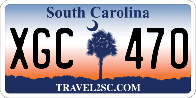 SC license plate XGC470