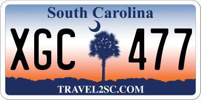 SC license plate XGC477