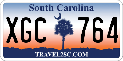 SC license plate XGC764
