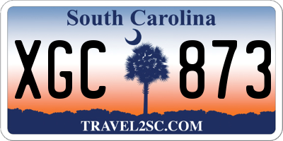 SC license plate XGC873