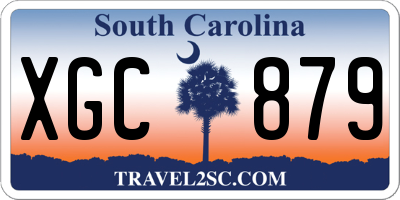 SC license plate XGC879