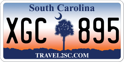 SC license plate XGC895