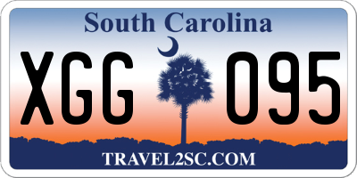 SC license plate XGG095