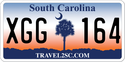 SC license plate XGG164