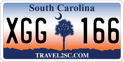 SC license plate XGG166