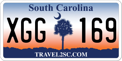 SC license plate XGG169
