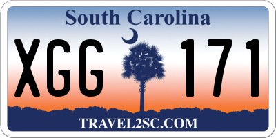 SC license plate XGG171