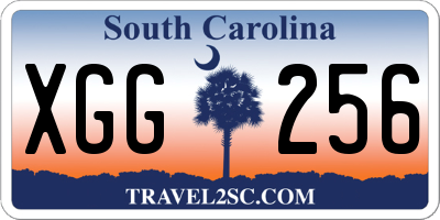 SC license plate XGG256
