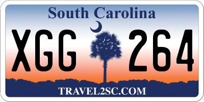 SC license plate XGG264