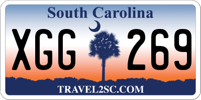 SC license plate XGG269