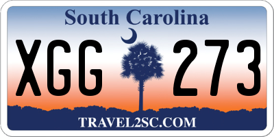 SC license plate XGG273