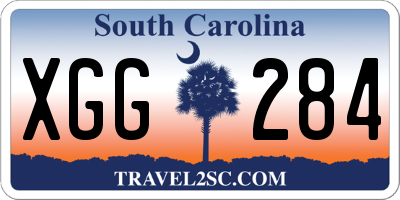 SC license plate XGG284