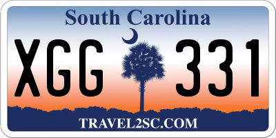 SC license plate XGG331