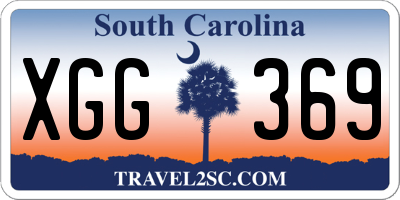 SC license plate XGG369