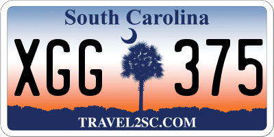 SC license plate XGG375