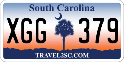 SC license plate XGG379