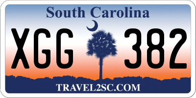 SC license plate XGG382