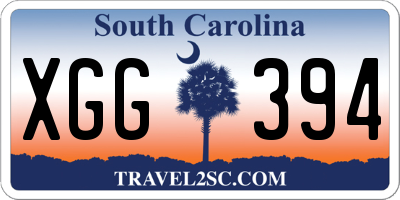 SC license plate XGG394