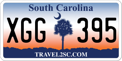 SC license plate XGG395