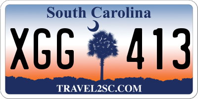 SC license plate XGG413