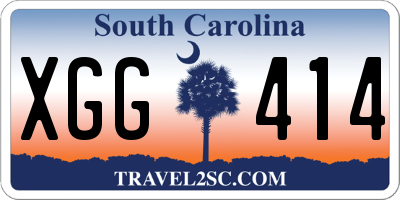 SC license plate XGG414